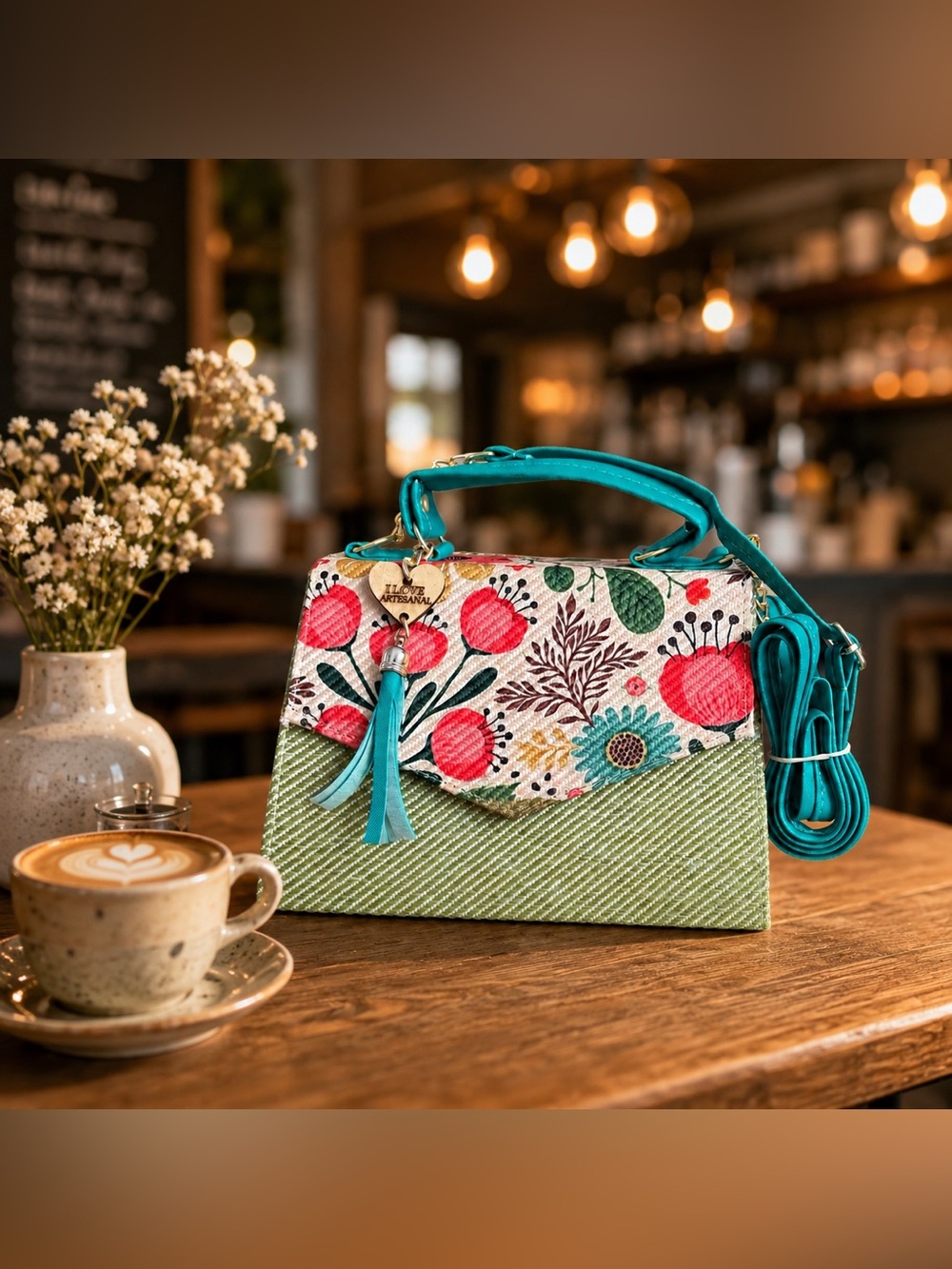 Handmade Crossbody Jute Bag - Picture 6 of 6